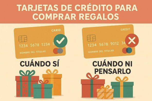 ¿Tarjetas de crédito para comprar regalos? Cuándo sí y cuándo ni pensarlo