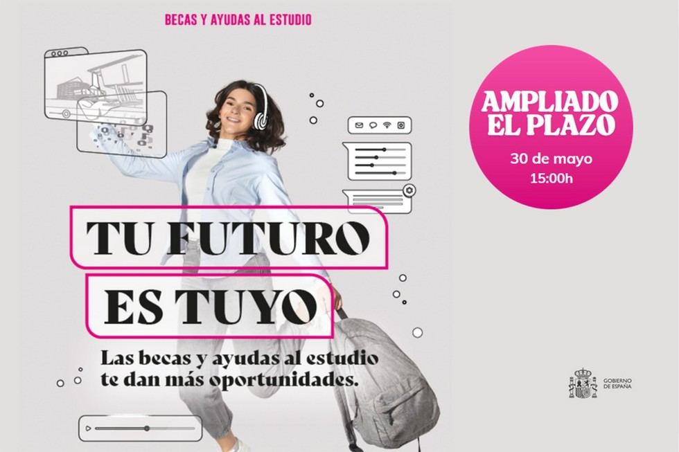 Educación extiende hasta el 30 de mayo el plazo para solicitar becas 2025-2026