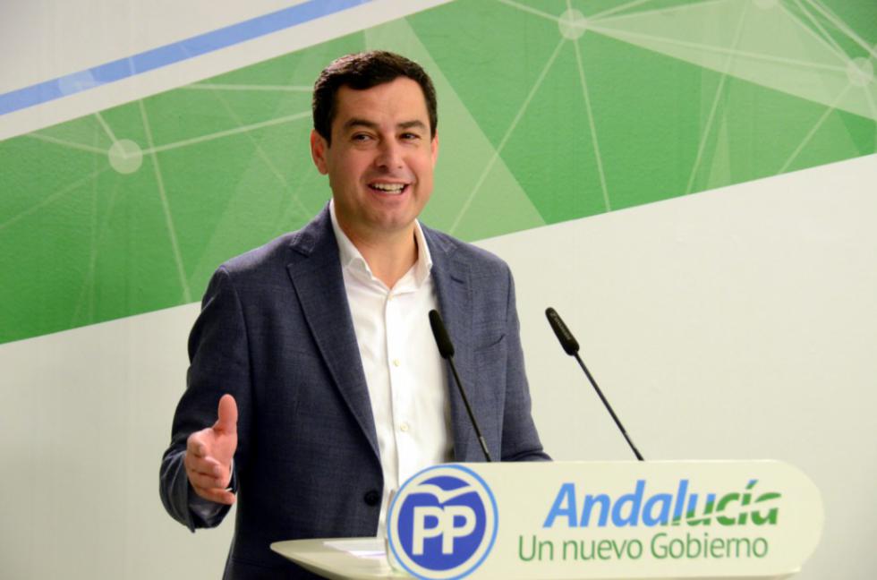Juanma Moreno: “Salimos a ganar con el revulsivo de haber hecho historia en Andalucía”