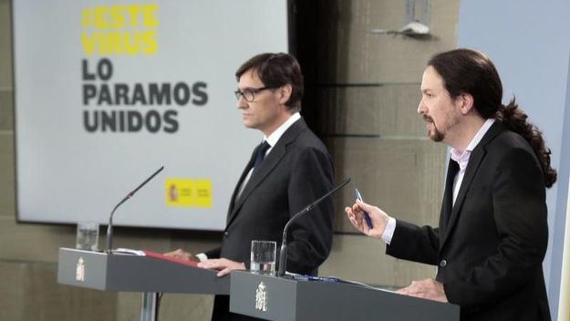 Pablo Iglesias: 'Ha habido escasez de equipos de protección individual'