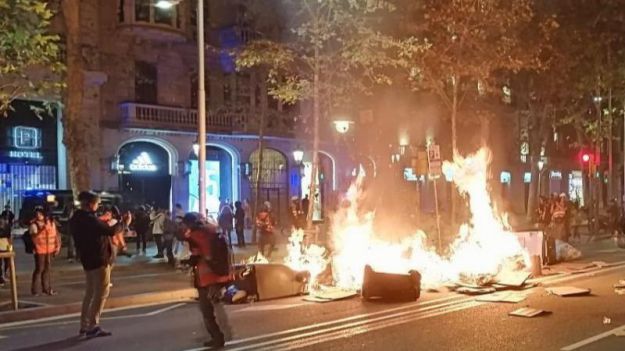 Un estudio arroja que la violencia nacionalista en Cataluña se multiplicó por cinco en 2019