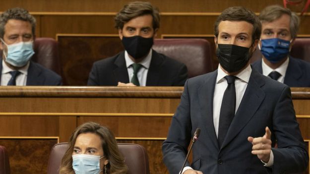 Casado a Sánchez: '¿Cómo pretende juzgar lo que pasó hace 80 años y tapar lo que sucedió hace 80 días?'