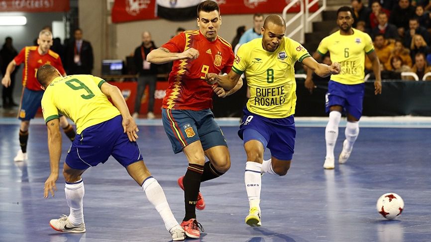 Fútbol sala: Brasil es la única selección que tiene contra España un balance favorable