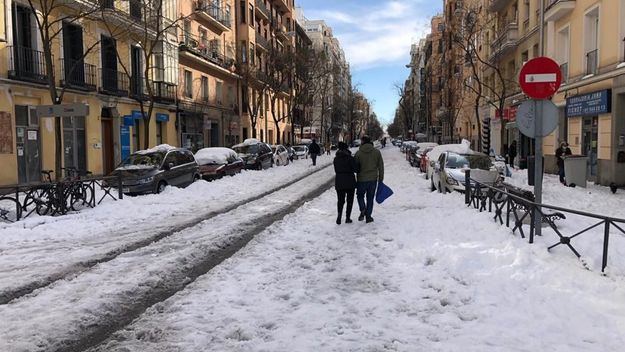 Incidencias del temporal de frío y nieve en España a 11 de enero