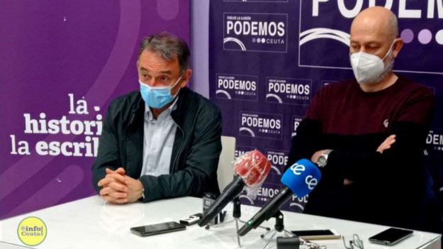 Una inauguración de una sede de Podemos enturbiada por el 'invitado' Nepomuceno