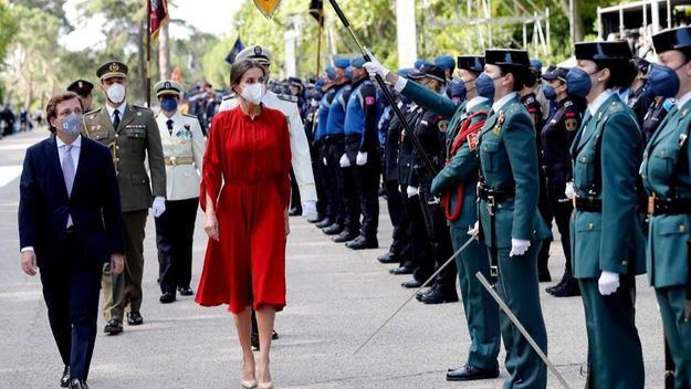 La reina Letizia presidió el acto de la festividad del patrón de la Policía Municipal de Madrid