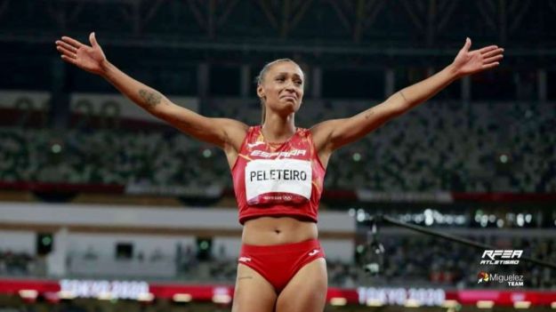 La riveirense, gallega y española Ana Peleteiro, bronce en Triple Salto