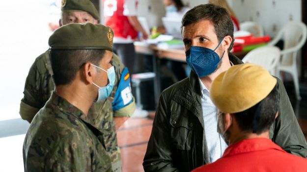 Casado expresa su solidaridad con La Palma y reivindica unidad de acción para que las ayudas lleguen cuanto antes