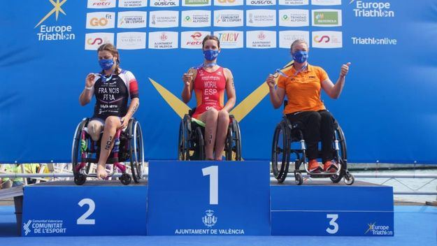 El triatlón paralímpico español triunfa en el europeo con 8 medallas