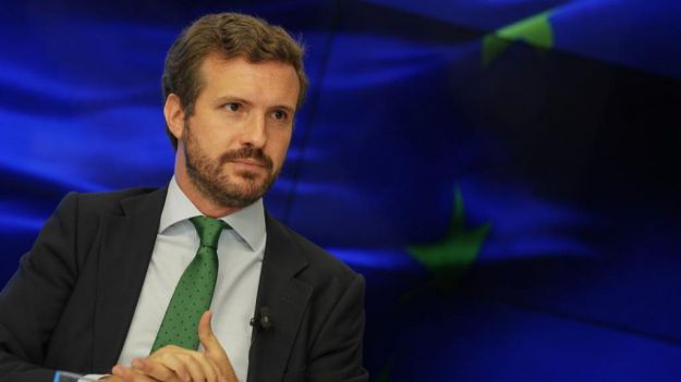 El líder del Partido Popular, Pablo Casado