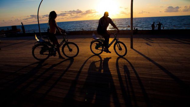 Ruta de cicloturismo por Israel