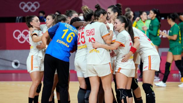 Balonmano: Victoria de España sobre Alemania