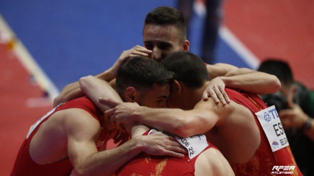 Atletismo: España, subcampeona del mundo de 4x400 m masculino