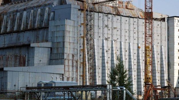 Imagen de una central nuclear en Ucrania