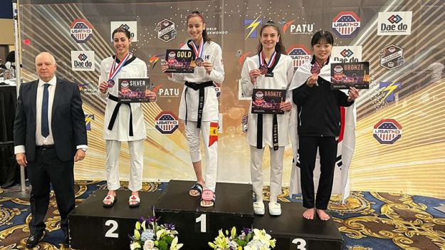 España logra seis medallas en el Open de Taekwondo de EE.UU.