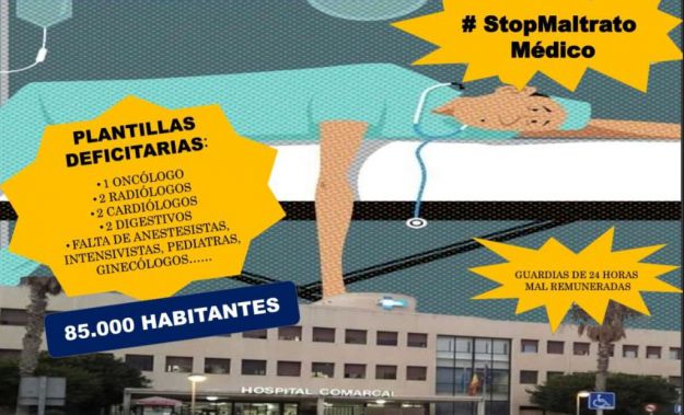 Los médicos de Melilla se concentran para reclamar la misma asistencia sanitaria