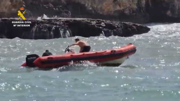 Rescatada una persona que se estaba ahogando en el mar en Mallorca