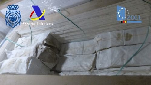 Interceptados 1.109 kilos de cocaína ocultos en un contenedor procedente de Colombia con destino a España
