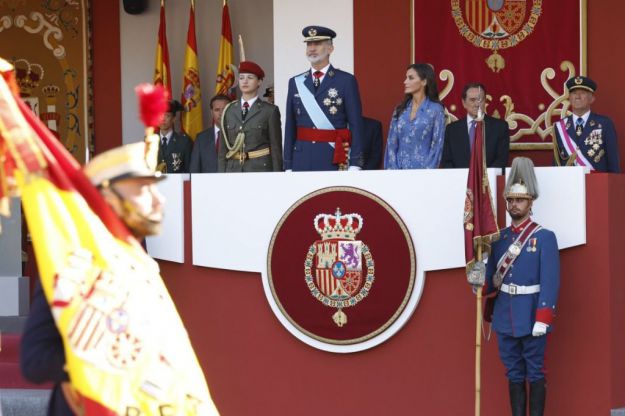 La princesa de Asturias protagonista del desfile de la Fiesta Nacional