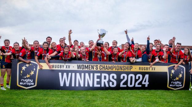 El trofeo del Women’s Rugby Europe Championship 2024 volará a España