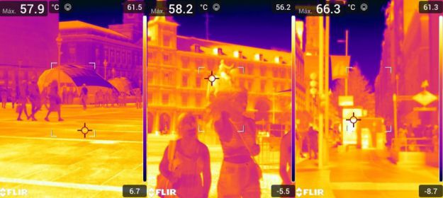 Greenpeace demuestra con cámaras termográficas el calor extremo