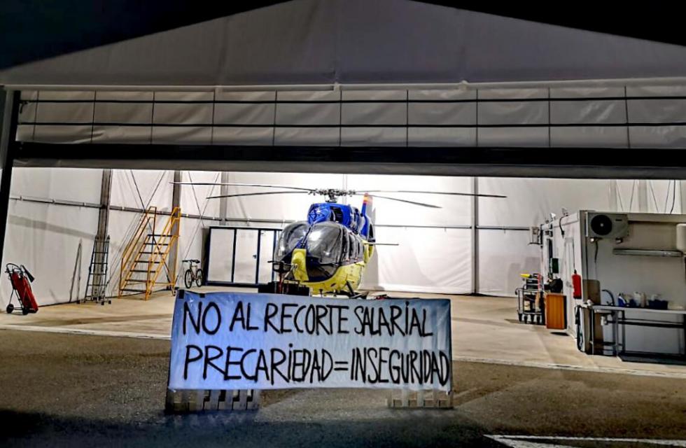 Helicópteros y aviones de emergencias: ¿huelga en el aire?