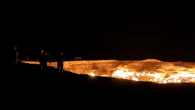 La puerta del Infierno de Darvaza en Turkmenistán