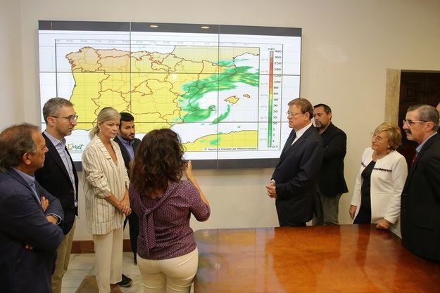 Riesgo de lluvias intensas en las próximas horas en la Comunitat Valenciana