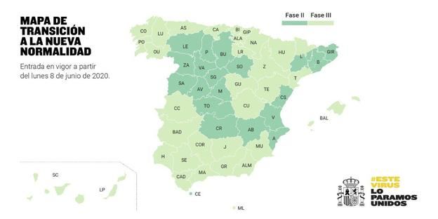 Medidas de flexibilización para los territorios en fase 2 y fase 3