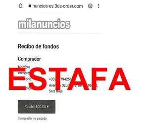 Alerta Phishing: 'MILANUNCIOS'