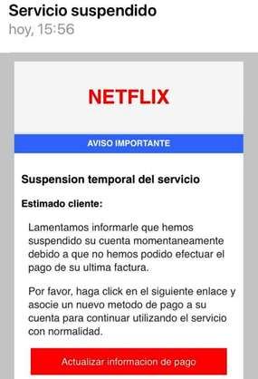 Alerta: Phishing NETFLIX