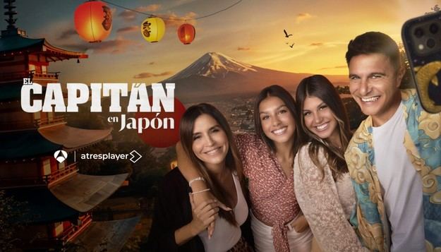 Joaquín Sánchez y su familia estrenan 'El Capitán en Japón' en Antena 3