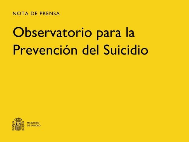 Crean un Observatorio para Combatir el Suicidio en España