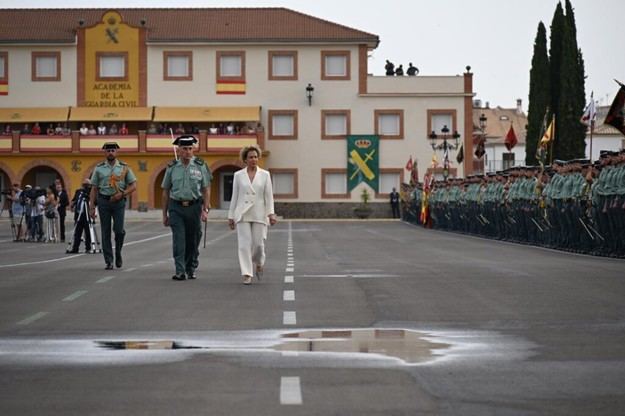 Calvo resalta el compromiso y servicio de la Guardia Civil en Baeza