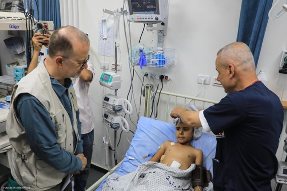 UNICEF demanda acceso humanitario urgente tras visita a Gaza y Cisjordania