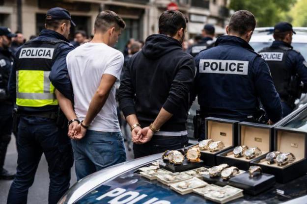 Detienen a 34 personas en España y Francia por robos de relojes de lujo