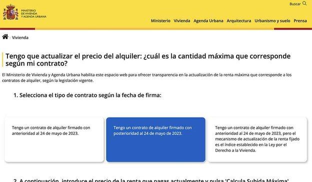 Nueva herramienta del Ministerio de Vivienda ayuda a calcular la actualización de rentas de alquiler