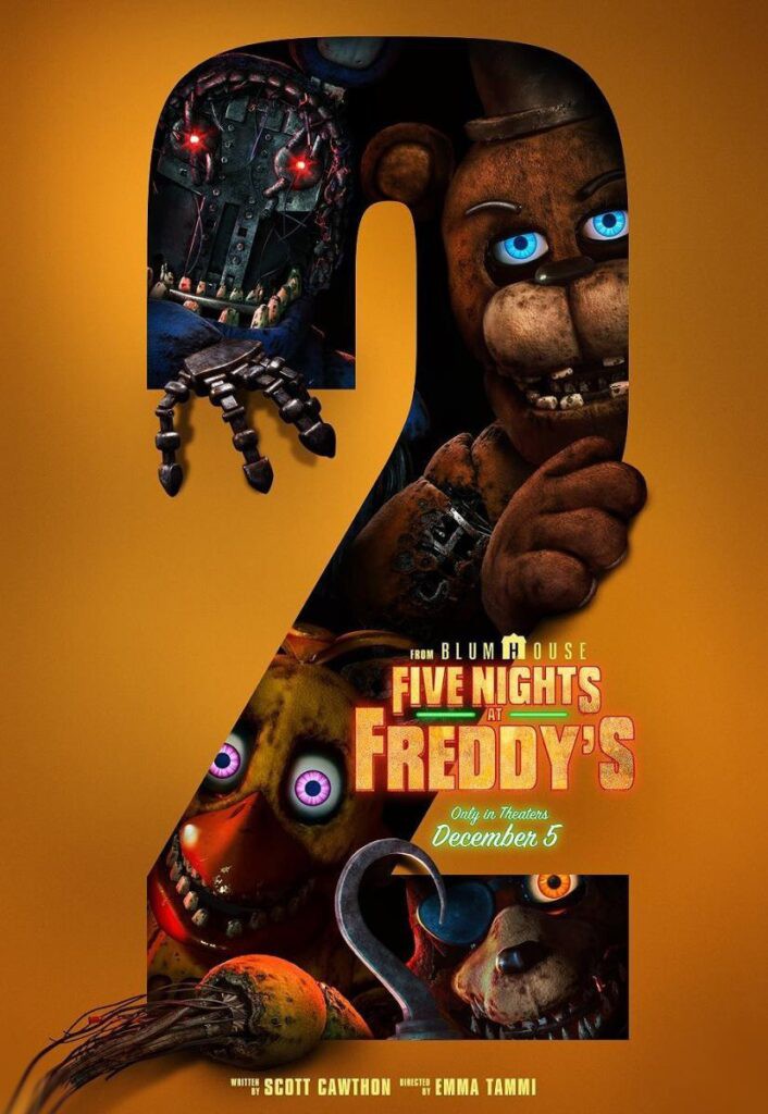 Secuela de Five Nights at Freddy’s promete más terror y nuevos animatrónicos letales