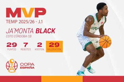 Ja'Monta Black brilla en su debut y lleva al Coto Córdoba a la victoria