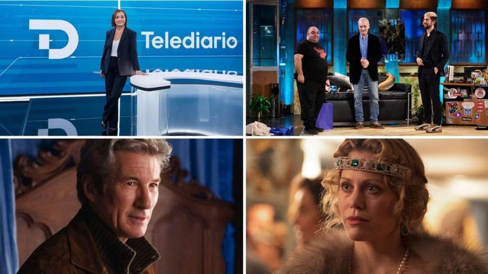 La 1 se impone el lunes con un 12,1% de audiencia gracias a su variada programación