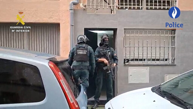 Detenidos en Almería tres sospechosos del asesinato de un policía belga en servicio