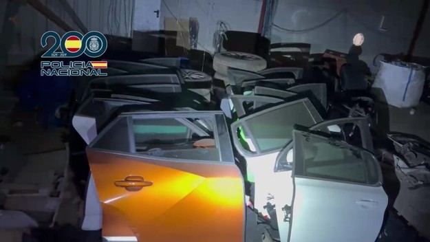 Desarticulan red criminal que robaba y desguazaba vehículos en España