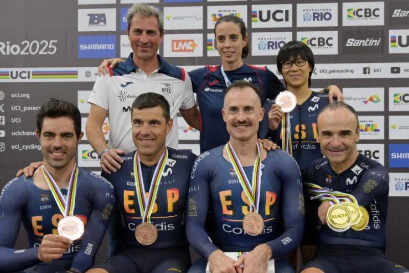 España logra 9 medallas en el Mundial de Ciclismo Paralímpico en Río