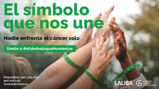 LALIGA apoya nuevamente la campaña contra el cáncer con "Brazaletes de la Esperanza"