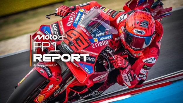 Marc Márquez lidera en el regreso del MotoGP a Hungría