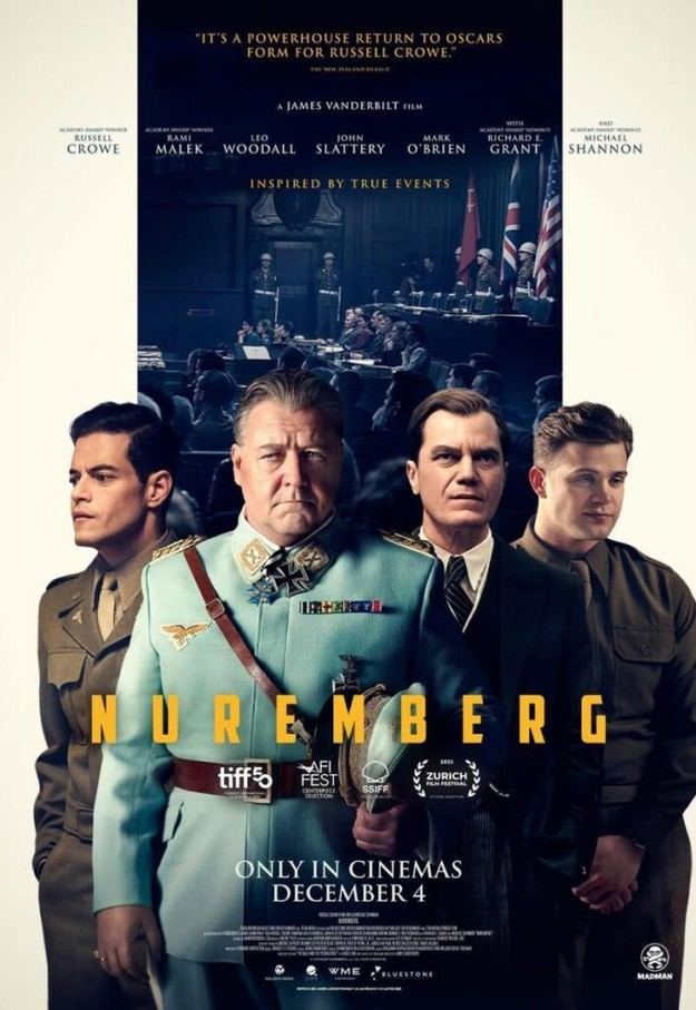 Drama histórico "Núremberg" explora el juicio a altos mandos nazis en 1945