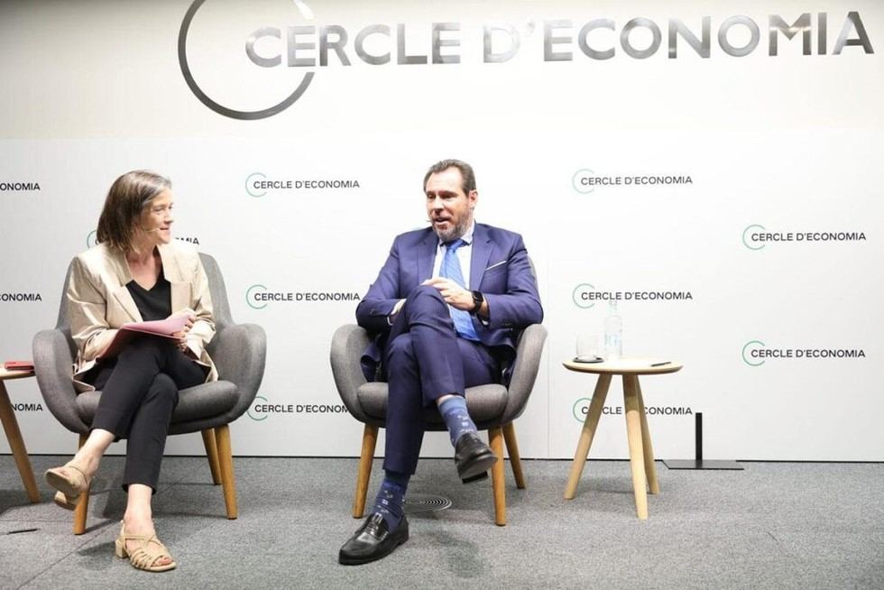 Óscar Puente resalta el avance del Corredor Mediterráneo con un 83% de su trazado en marcha