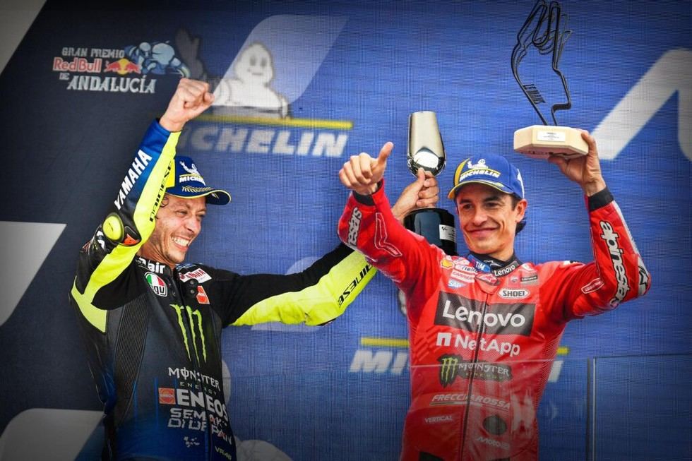 Marc Márquez se acerca al récord de podios de Valentino Rossi en MotoGP