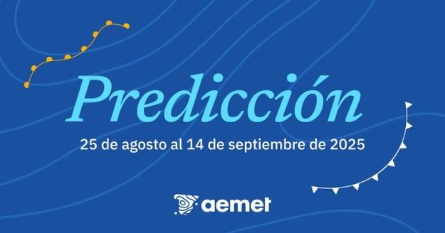 Pronóstico meteorológico del 25 de agosto al 14 de septiembre de 2025