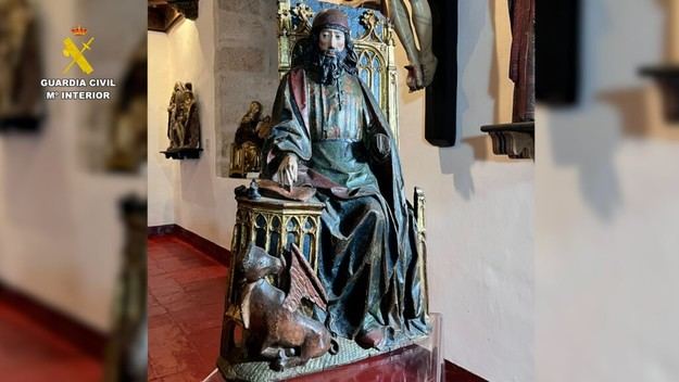 Recuperan en Italia una escultura del siglo XV robada hace 45 años en Palencia